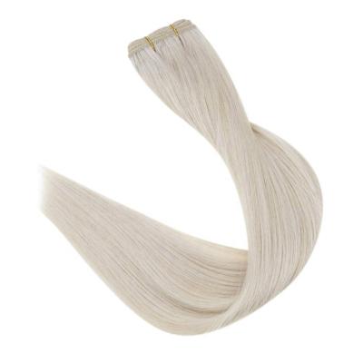 China Silky Straight 100 Hair Extension #18 Hair Weft Straight Hand Tied Cuticle Aligned Brazilian Hair Extension for sale