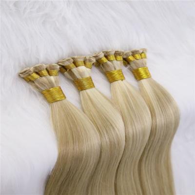 China P#18/22 Silky Straight Hair Weft Sew In Extensions Highlights Straight Hand Tied Weave Hair Extensions Hair Bundles for sale