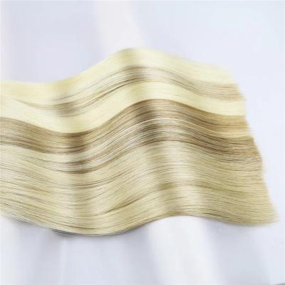 China Silky Straight Keratin Tips Flat Tips Remy Hair Extensions Pre Bonded Hair Flat Tips Hair Extensions for sale