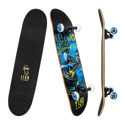 China 2021 Youth New Design Four Wheel Street Sport Wooden Longboard For Adult for sale