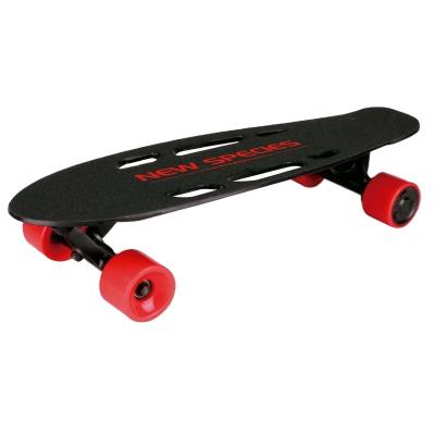 China 24v 150w Youth Style Electric Four Wheel Fish Skateboard Plastic Electric Skateboard for sale