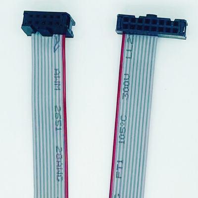 China Ribbon Cable 10 Pin 10 Pin Pitch 10 Pin 2.54mm Eurorack Power Cable Printer 16 Pin 2.54mm Cables F/F IDC Connector Cable for sale