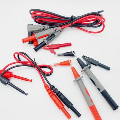 China Testing Machine 2000V 20A Test Leads with Slim Replaceable Probe Tip and Silicone Insulated Leads for Digital Multimeter Accept Banala Plug for sale