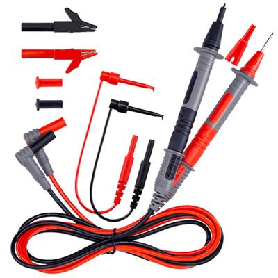 China Universal TEST MACHINE Multimeter Test 1000V 20A Banana Probe Leads Wire Kit Copper Needle Table Pen Pin Universal Digital Probe Test Leads for sale