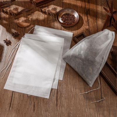 China Food Grade BIODEGRADABLE BIODEGRADABLE Drawstring Tea Bag Nonwoven Coffee Filter for sale