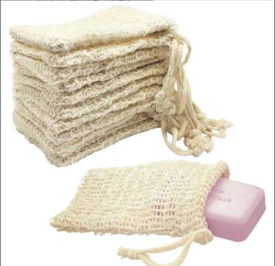 China 2022 Factory Direct Sales Recyclable Natural Fiber Hot Handmade Soap Recyclable Foaming Net Bag for sale