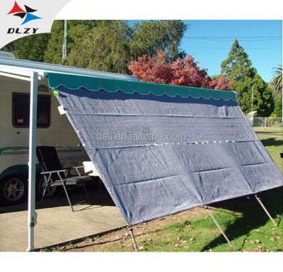 China HDPE Caravan / Caravan Tent Bottom Privacy Screen Side Sunscreen Sun Shade for sale