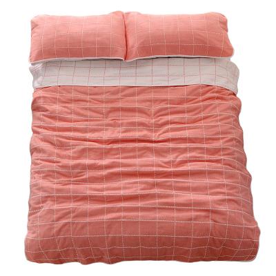 China Sustainable 6 Layers Gauze Blanket 3pcs Set Pillow Towel Cotton Blanket for sale