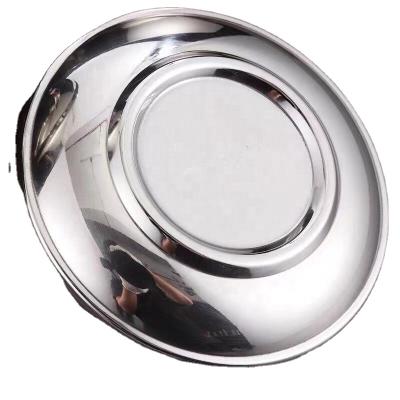 China Sustainable Korean Stainless Steel With Double Flavor Thick Dish Stainless Steel Plates New Year Christmas Gifts for sale