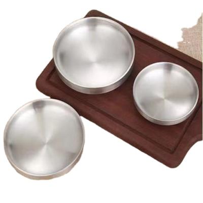 China Korean Source Manufacturer Supply Factory Direct Selling Viable Stainless Steel With Home Thick Flavor Dish Have Dinner Dish for sale