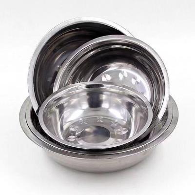 China Sustainable Stainless Steel Soup Basin Food Bowl China Factory Outlet for sale