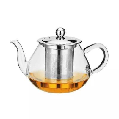 China WITH LID 600ml glass tea set 2021 liquid infusion international products sell boron silicate glass pot for sale