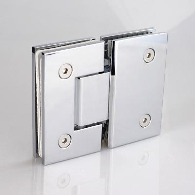 China Stainless Steel Shower Glass Door Hinge Glass Fittings 180 Degree For Bathroom à venda