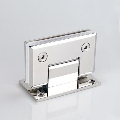 China Modern Brass Shower Glass Door Hinge Wall Mounted With Graphic Design à venda