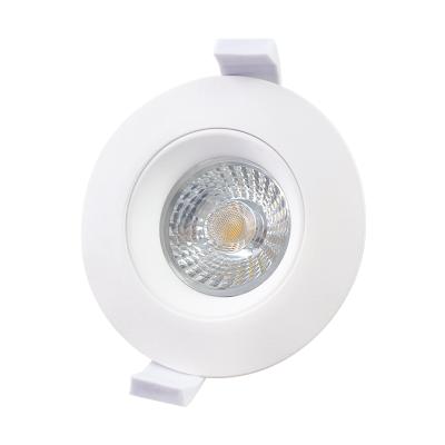 China New Modern 9w Gyro Anti-glare HCL Led Downlight Dim To Heat Recessed Downlight 5 Year Warranty IP44 Cutout 83mm for sale