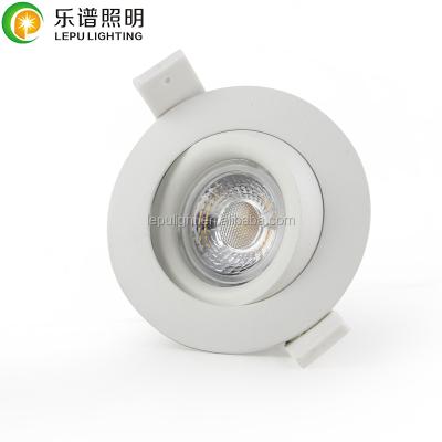 China dimmable 7watt cob mini aluminum downlight ra92 led small ceiling lights work well with triac dimmer JUNG ABB ELTAKO Schneider NIKO IPAS for sale