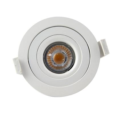 China Modern SKY WALK Dimmable COB DOWNLIGHT 2700K 3000K 4000K 5000K 83mm Cutout Downlight For Nordic for sale