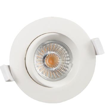 China Modern TDC Switchable Dimmable Downlight 2700K / 3000K Dim To Heat Recessed Led Lamp Down Lights 9W COB Lights for sale