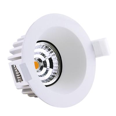 China best fit 360gyro AGAIN anti-glare series downlight dim to heat 12W COB slide LED switchable downlight 5 years warranty for sale