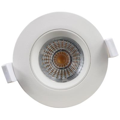 China Modern 360deg gyro downlight 9w dimming to warm 1800~2700K/2700K/3000K switchable slide LED downlight 5 year warranty for sale