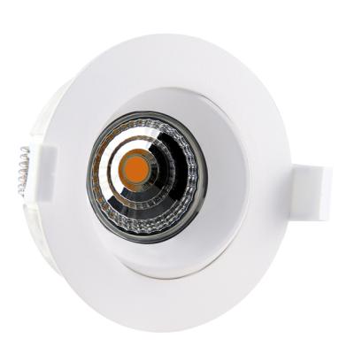 China 360deg popular anti-glare modern smart3 gyro downlight low to heat 9w led downlight IP44 for sale