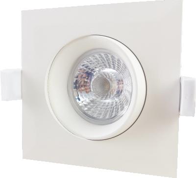 China Modern New Arrivals Aluminum Recessed COB Led Downlight For Living Room 9W Square Dimmable Anti-Glare Indoor Ceiling Downlight for sale