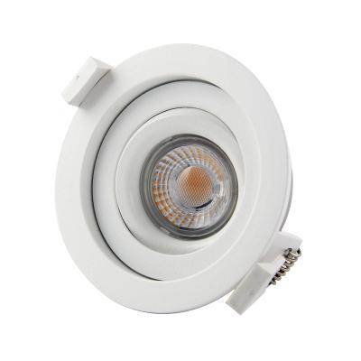 China Embeded recessed 9w cob downlight 2700K 3000K 4000K 5000K 83mm dimmable led cutout downlight for nordic for sale