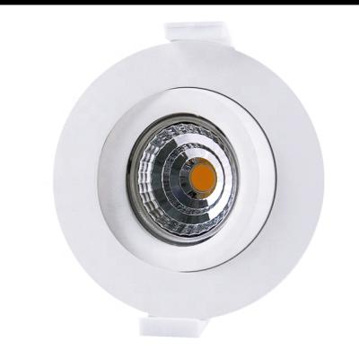 China Modern 7W IP44 LED Recessed Dimmable COB Mini Downlight 68mm Cutout for sale