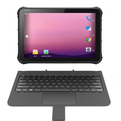 China GENZO Waterproof 12 Inch Rugged Android Tablet With IP65 Industria 12 Inch Keyboard Tablet With rs485 And Q12 Barcode Scanner for sale