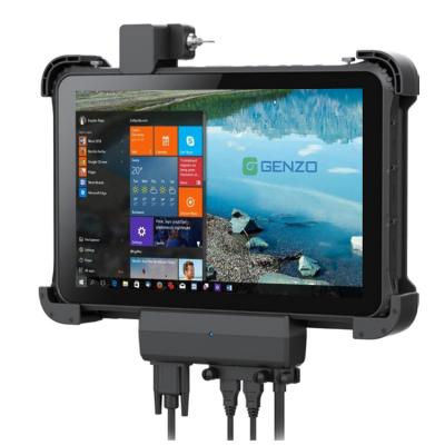 China GENZO Waterproof Rugged Tablet 12 Inch Military Vehicle Industrial Handheld Rugged Tablet Mount Windows With RFID Reader for sale