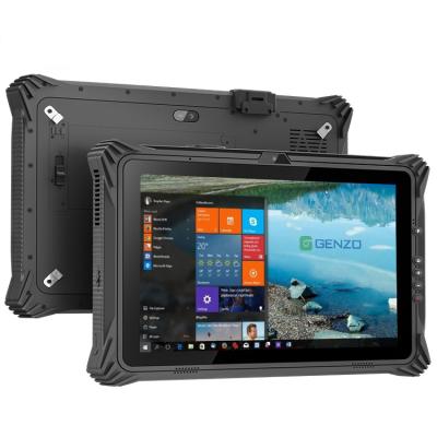 China GENZO Waterproof 10 Inch Tablet JASPER LAC N5105 8GB RAM Industrial Rugged Windows 10 Tablet PC Pro With Barcode Scanner for sale