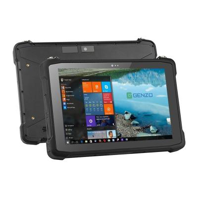 China GENZO Waterproof Cheap 10 Inch Tablet Windows Rugged Car Mounted Pogo Pin Tablet PC Rugged Windows 10 Z106 for sale