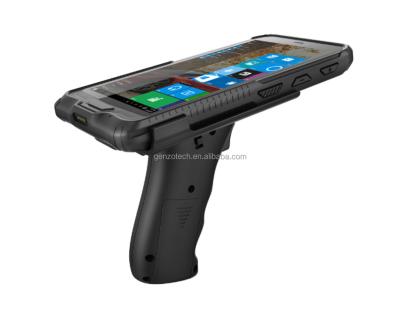 China GENZO 4G Windows 10 Waterproof Touch PDA Rfid 1D 2D Scanner Handheld Bar QR Code Scan Industrial Rugged Smartphone PDAS for sale