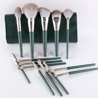 China Soft Cruelty Free Vegan Wooden Makeup Brush Set Premium Synthetic Fiber Brushes Custom Logo Private Label Travel Makeup Brush Set for sale