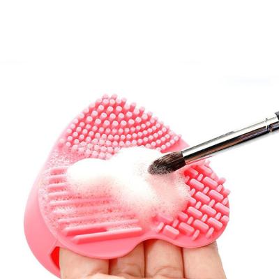 China Wholesale Professional Makeup Brush Cleaner Silicone Private Label Brush Makeup Remover Pad Mat for sale