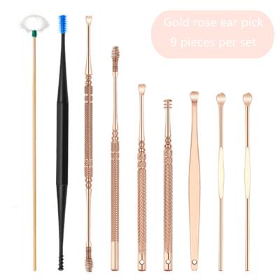 China Spiral Rotation Ear Pick Earwax Remover Remove/Ear Massages Set Earwax Anti-itch Removal Bundle 360 ​​Degree To Clean Ear for sale