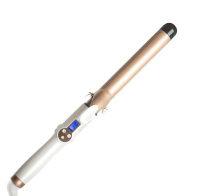 China Household Hair Curling Hair Styling Tools Magic Wand Ceramic Coating Barrel LCD Curling Iron Professional Hair Hesitate Hair Curler for sale