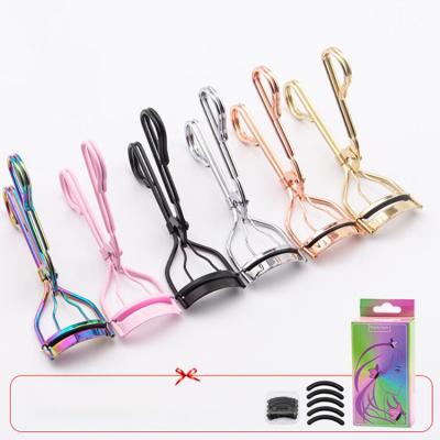 China Beauty Make Up Tools Wholesales Customized Stainless Steel Makeup Tools Eyelash Curler, Colorful Eyelash Applicator Eyebrow Tweezers For Beauty Girls for sale