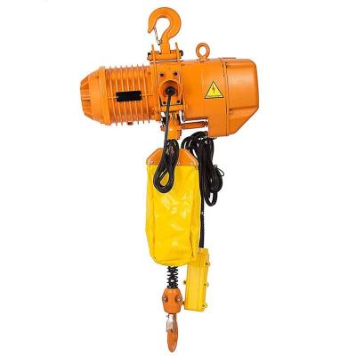 Cina 1T 2200Lb Electric Hoist Crane Overhead Garage Winch Chain for Factories Warehouses Buildings Cargo Lifting in vendita