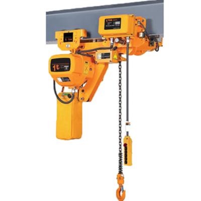 Chine Chain lift Powered Trolley Hoist electric chain lifting for sale à vendre