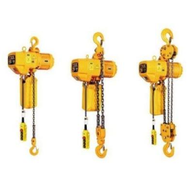 China Workshop roof Powered Trolley Hoist walking motor drive chain electric mine en venta