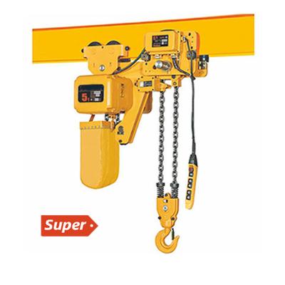 China Electric monorail Powered Trolley Hoist type electric chain small lifting devices for sale