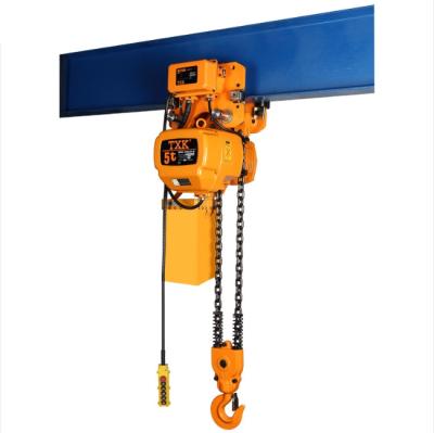 중국 High quality hoist monorail electric chain hoist 7.5 tons for construction 판매용