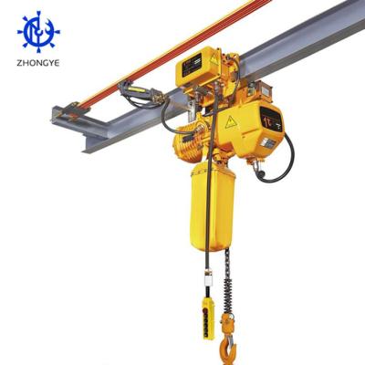 Chine Low noise material handling equipment chain electric hoist with Manual or Electric Trolley with hook à vendre