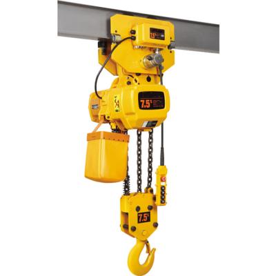 Chine High efficiency 0.5T 1T 2T 3T 5T 7.5T 10T electric chain pulley block hoist with competitive price à vendre