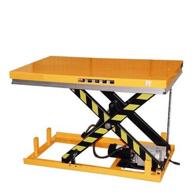 China ZhongYe Electric Hydraulic Platform Single Scissor Lift Table en venta