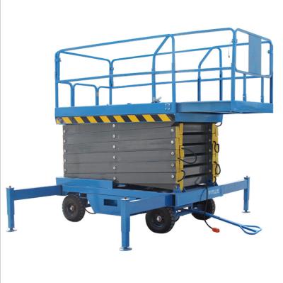 Cina glass cleaning Mobile Scissor Lift  equipment electric hydraulic platform in vendita