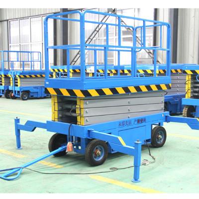 중국 6-18M height Harbor Freight Scissor Lift portable warehouse Mobile hydraulic platform 판매용