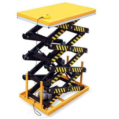 China Good price Self Propelled Scissor Lift electric table heavy duty hydraulic elevator zu verkaufen