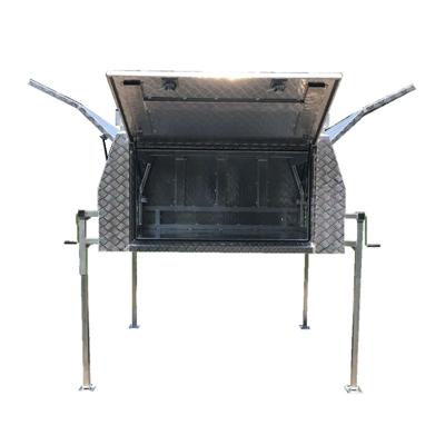 China Jackoff Style Aluminum Canopy Tool Box Ute Canopy With Three Covers OEM/ODM for sale